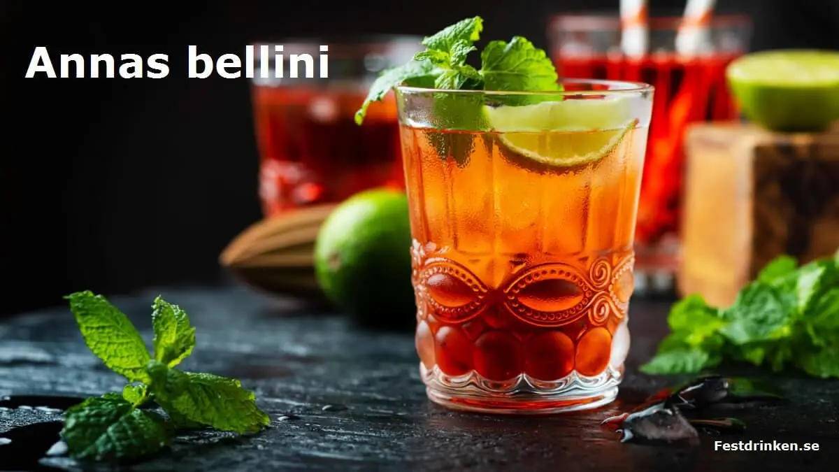 Recept på drinken Annas bellini