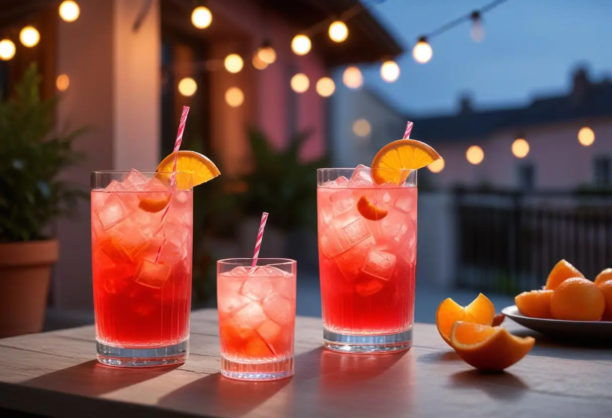 Campari Soda – fräsch och bittersöt törstsläckare illustration