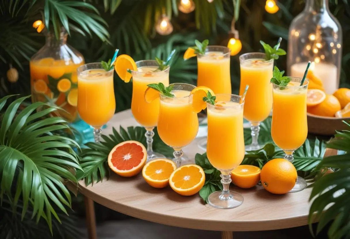 Sätt smak på tillställningen med drinkar med apelsinjuice! illustration