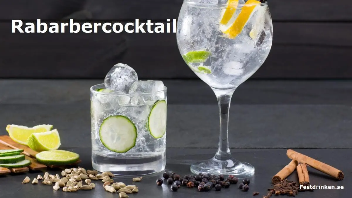 Recept på drinken Rabarbercocktail