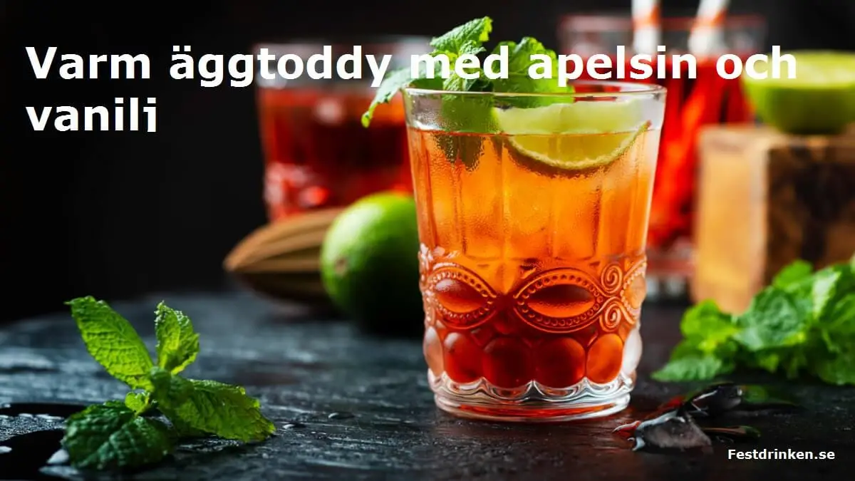 Recept på drinken Varm äggtoddy med apelsin och vanilj