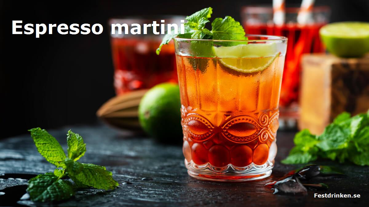 Recept på drinken Espresso martini