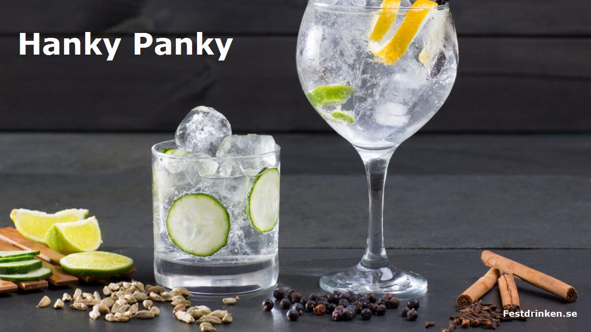 Recept på drinken Hanky Panky